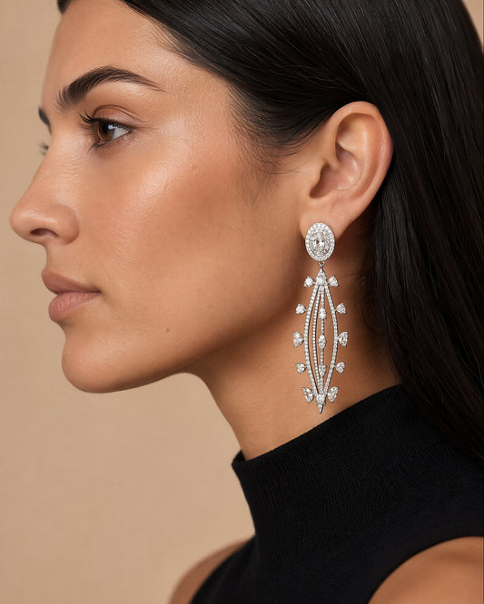 Diamond Chandelier Earrings