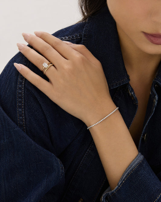 Mini Diamond Tennis Bracelet