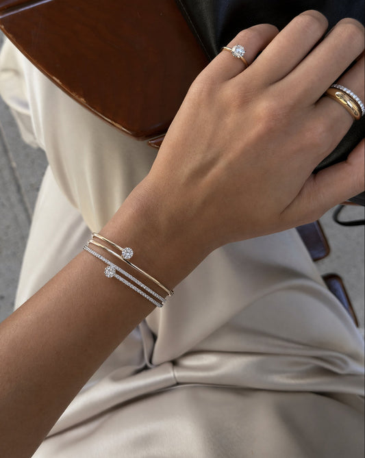 One And A Half Bangle Bracelet
