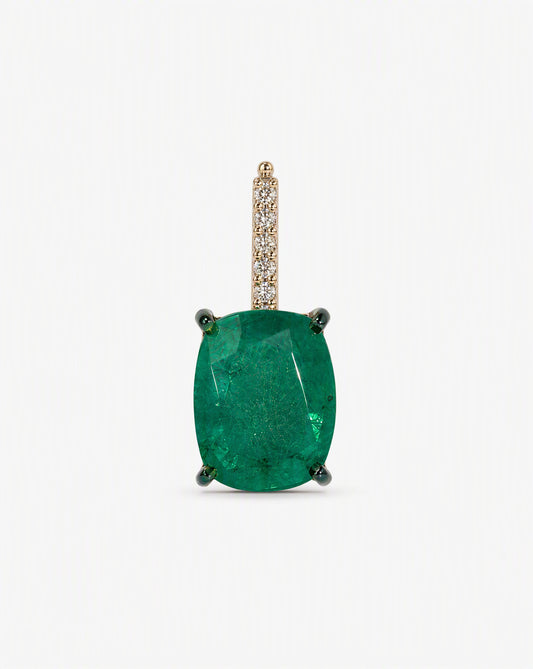 Emerald Charm Pendant
