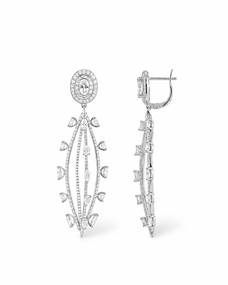 Diamond Chandelier Earrings