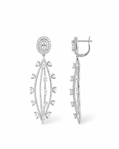 Diamond Chandelier Earrings