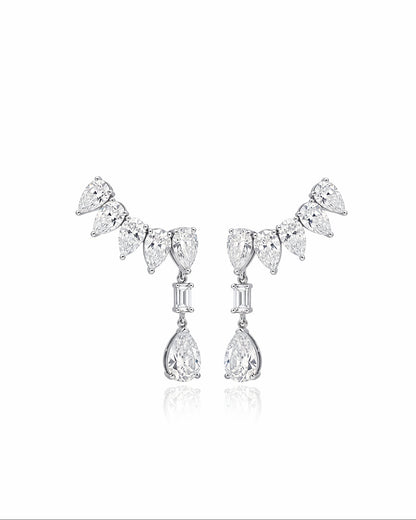 Diamond Climber Earrings