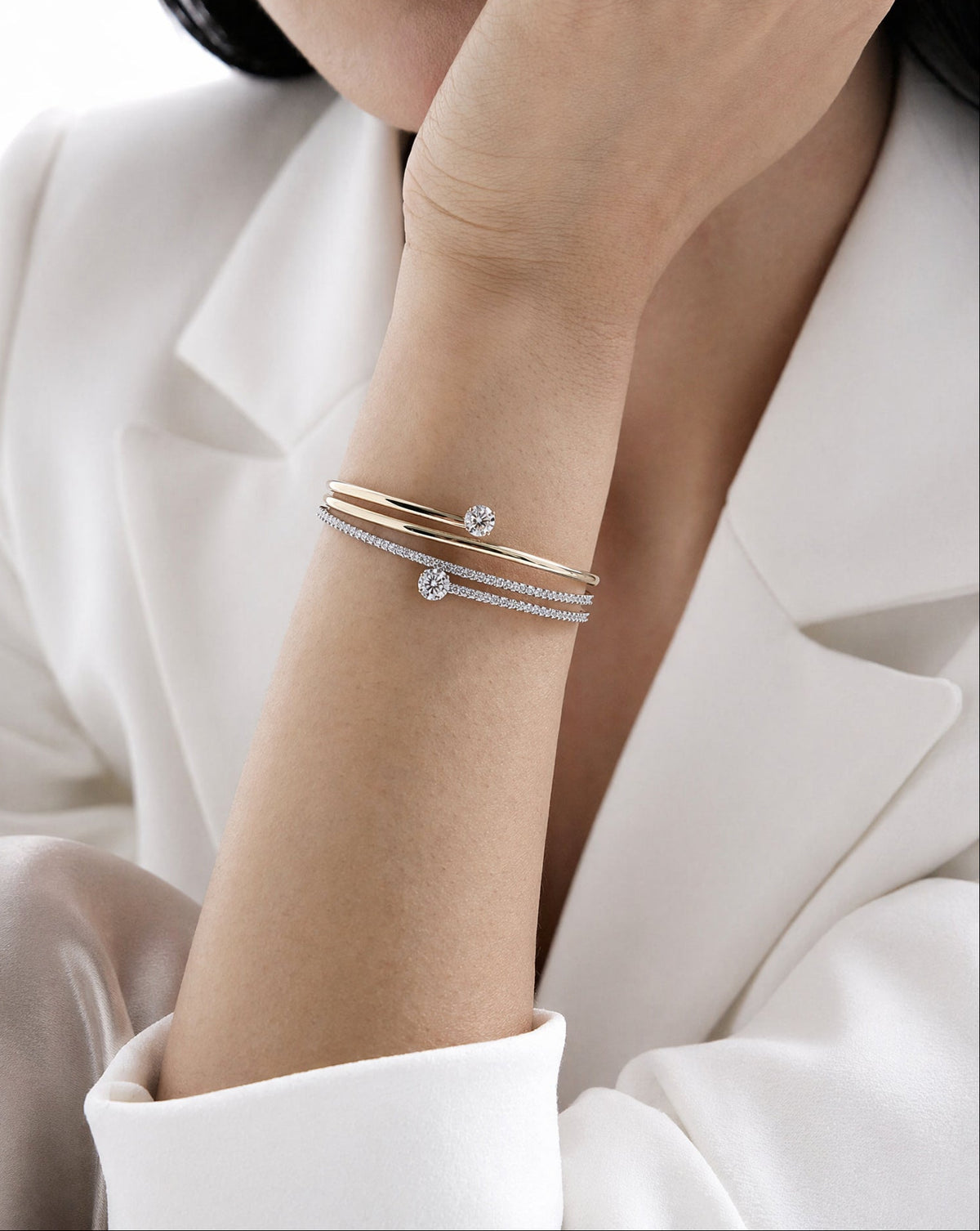 One And A Half Bangle Bracelet