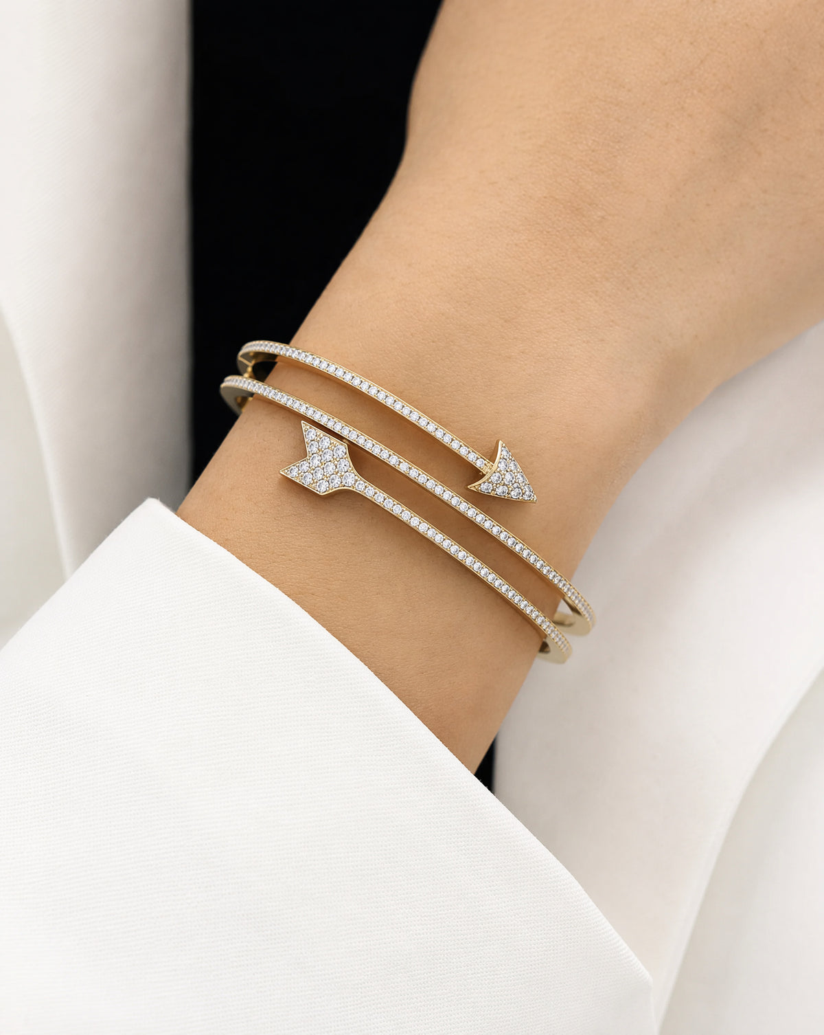 Diamond Pave Arrow Bracelet