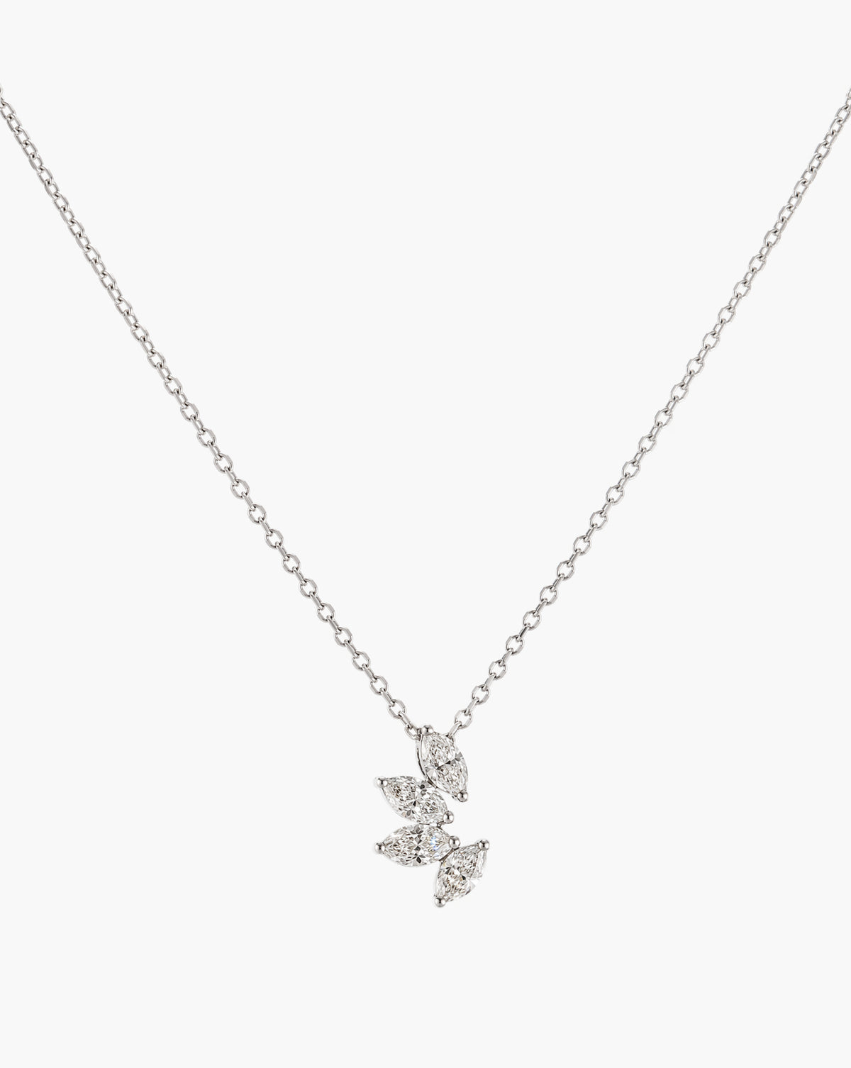 Crescent Diamond Pendant