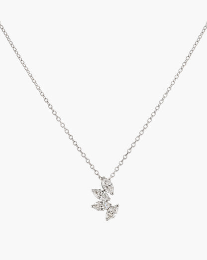 Crescent Diamond Pendant