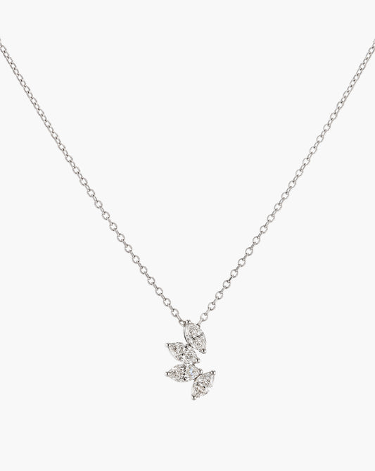 Crescent Diamond Pendant