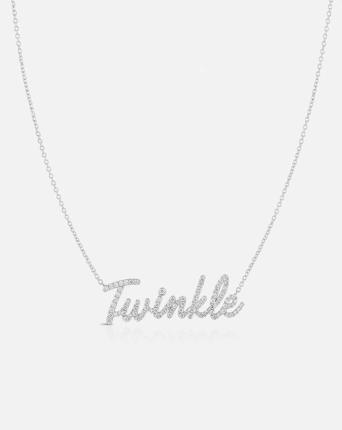 Personalized Bellagia Script Diamond Necklace
