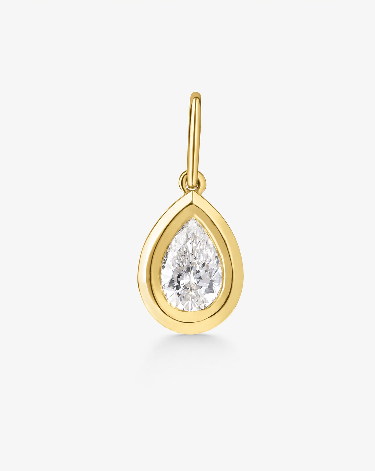 Chunky Bezel Diamond Pendant