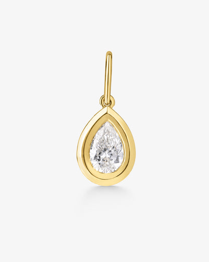 Chunky Bezel Diamond Pendant