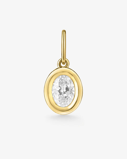 Chunky Bezel Diamond Pendant
