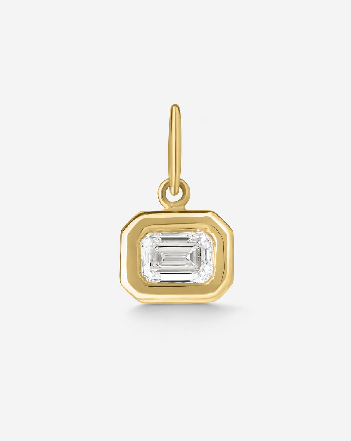 Chunky Bezel Diamond Pendant