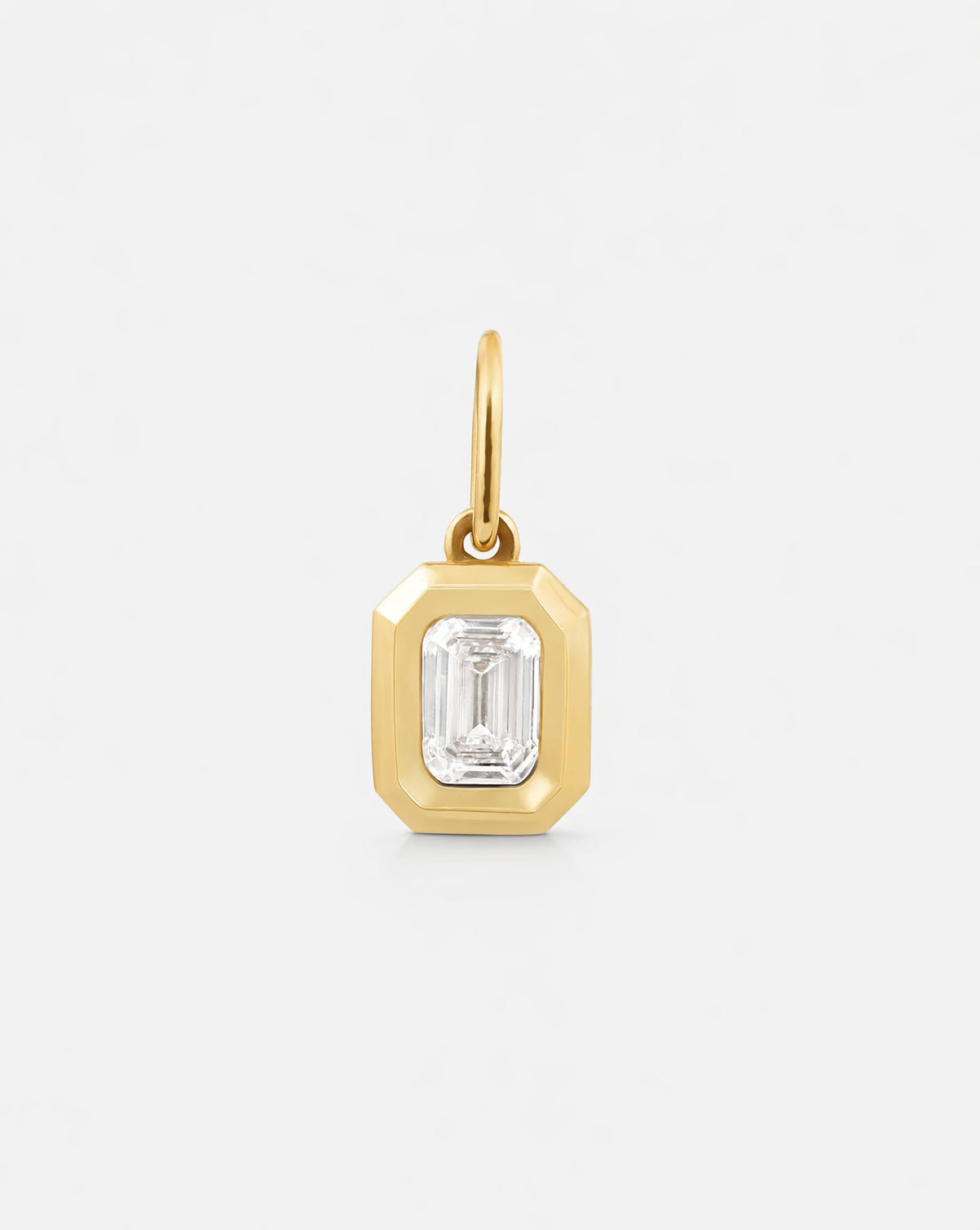 Chunky Bezel Diamond Pendant