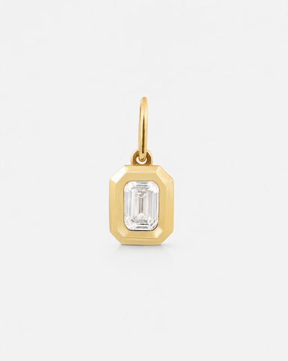 Chunky Bezel Diamond Pendant