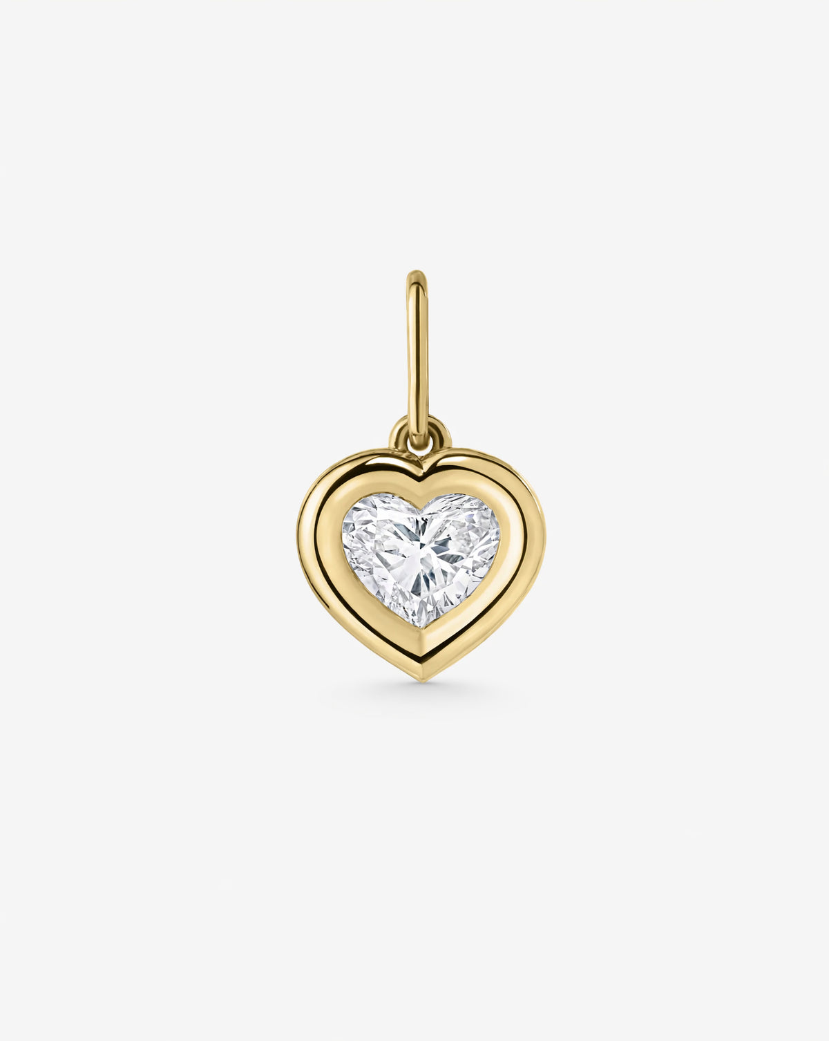 Chunky Bezel Diamond Pendant