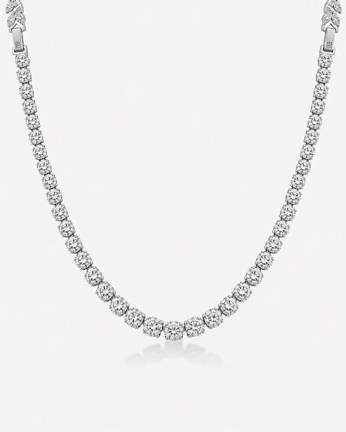 2 in 1 Tennis Necklace + Bracelet