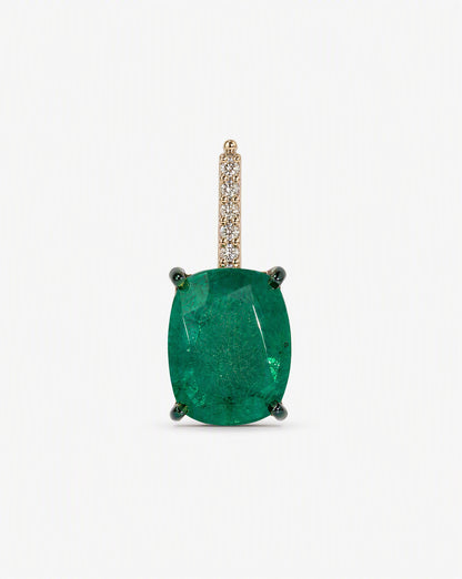 Emerald Charm Pendant