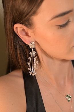 Diamond Chandelier Earrings